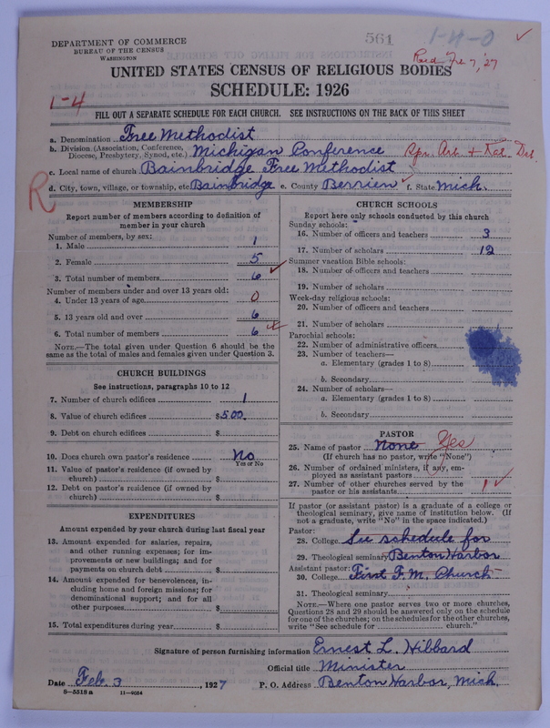 Scan of Free Methodist Church of North America: 561