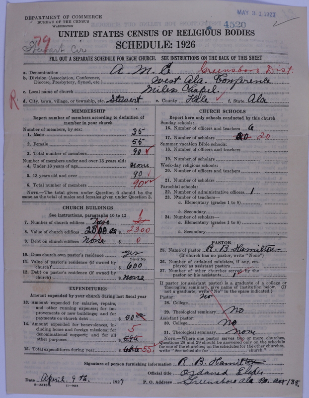 Scan of African Methodist Episcopal Church: 4520