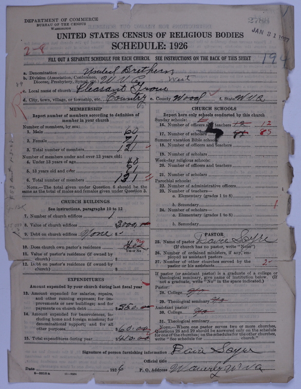 Scan of Church of the United Brethren in Christ: 2788