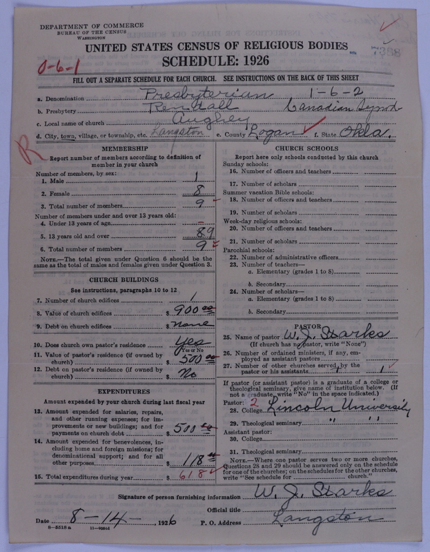 Scan of Presbyterian Church in the United States of America: 7388