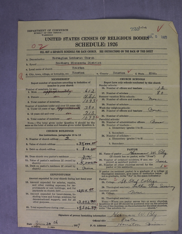 Scan of Norwegian Lutheran Church of America: 725