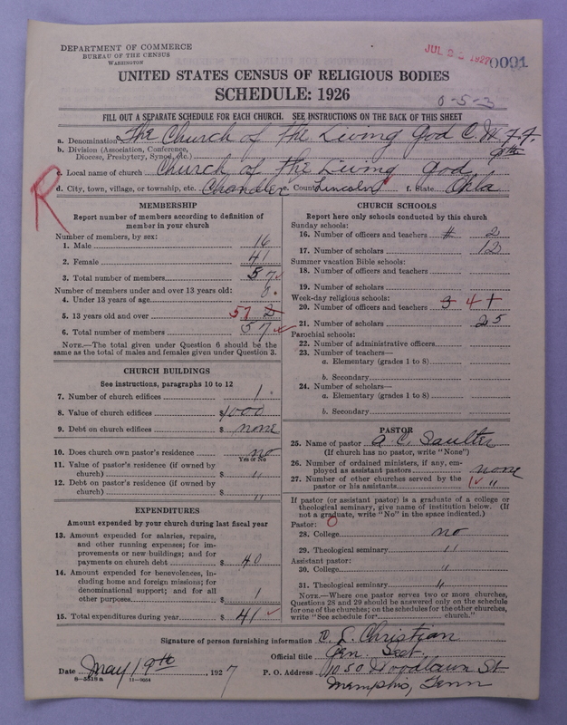 Scan of Church of the Living God, Christian Workers for Fellowship: 91
