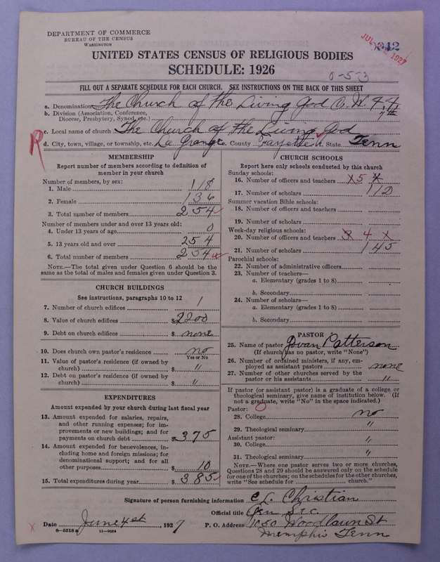 Scan of Church of the Living God, Christian Workers for Fellowship: 42
