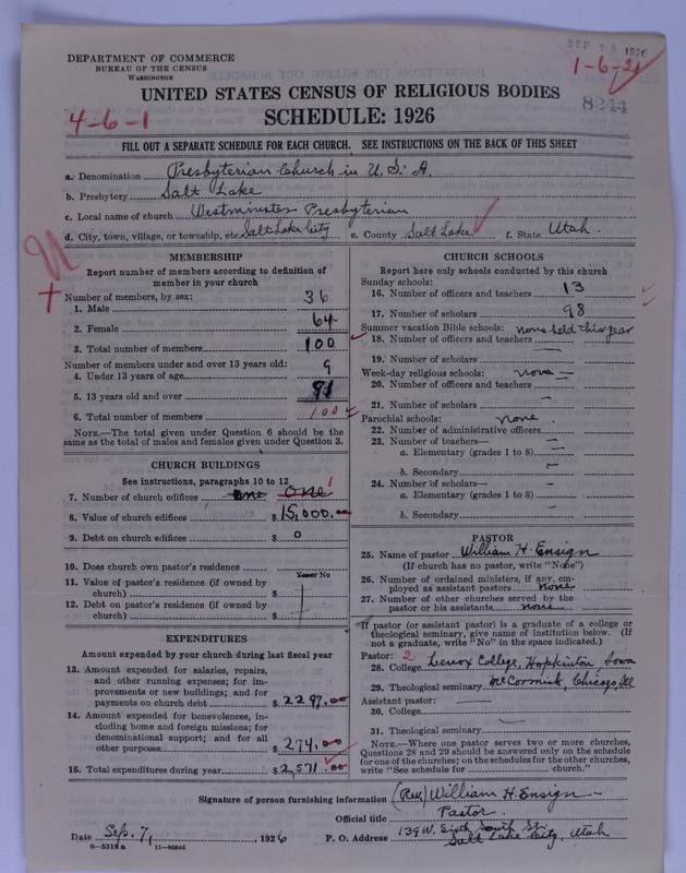 Scan of Presbyterian Church in the United States of America: 8244