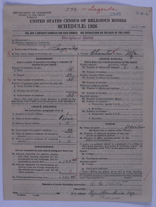Scan of Disciples of Christ: 2593