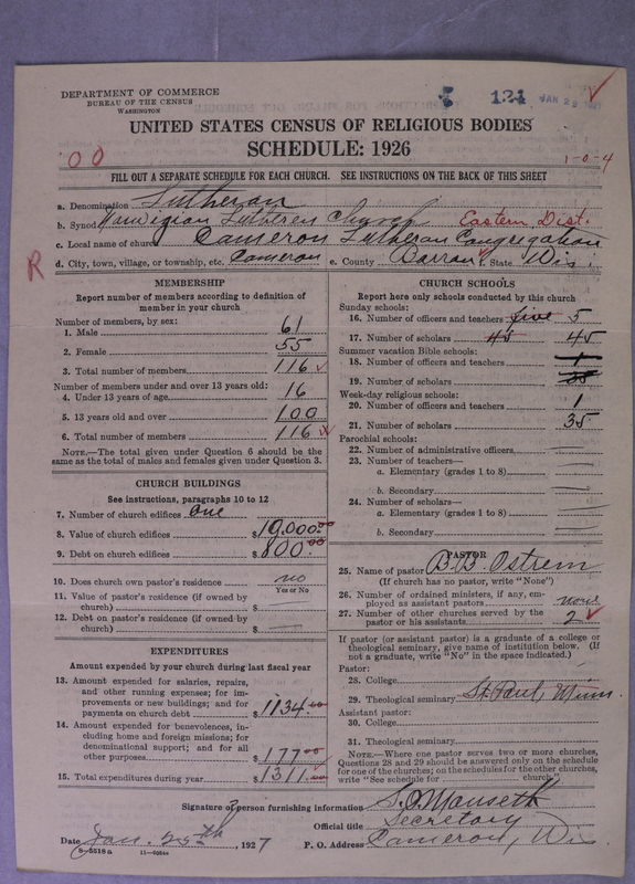 Scan of Norwegian Lutheran Church of America: 124