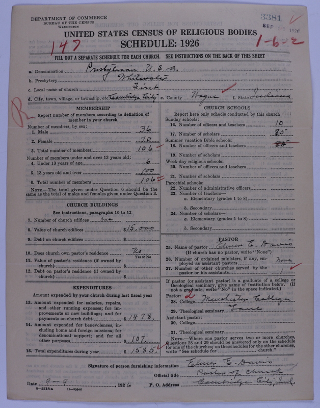 Scan of Presbyterian Church in the United States of America: 3381