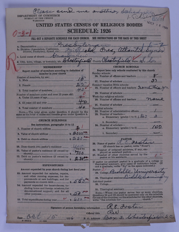 Scan of Presbyterian Church in the United States of America: 6589