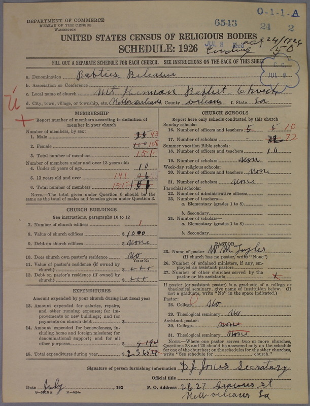 Scan of Negro Baptists: 6543