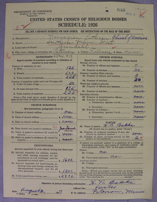 Scan of Norwegian Lutheran Church of America: 645