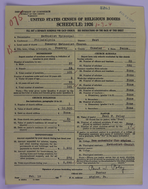Scan of Methodist Episcopal Church: 4263