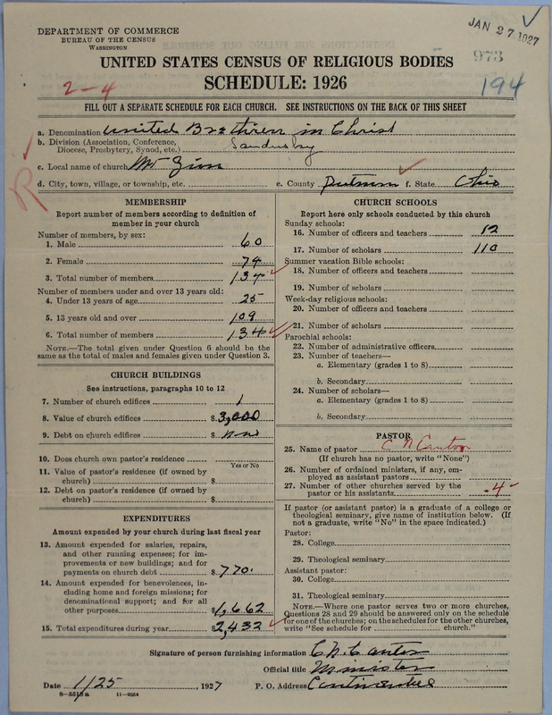 Scan of Church of the United Brethren in Christ: 973