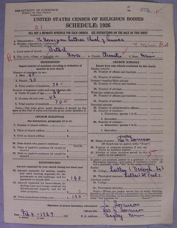 Scan of Norwegian Lutheran Church of America: 575