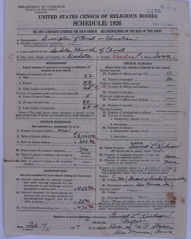 Scan of Disciples of Christ: 2176