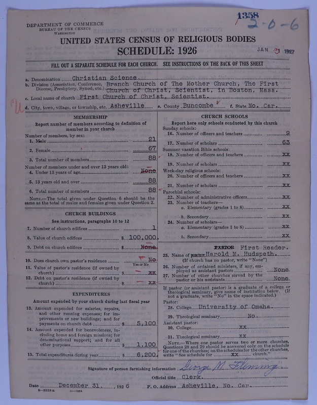 Scan of Church of Christ, Scientist: 1358