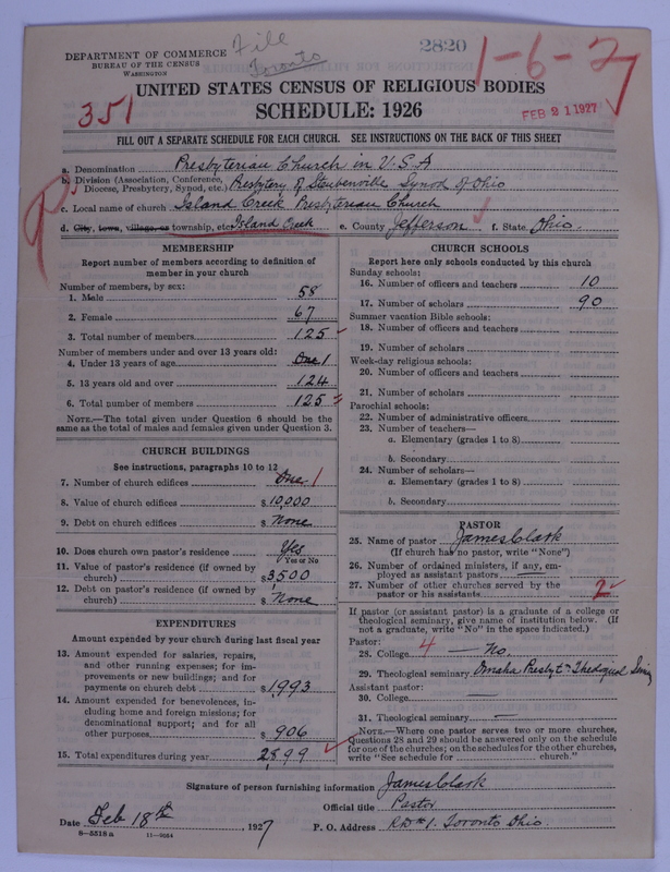 Scan of Presbyterian Church in the United States of America: 2820