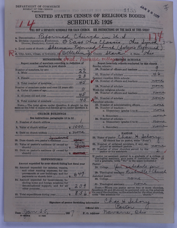 Scan of Reformed Church in the United States: 1155