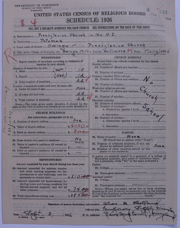 Scan of Presbyterian Church in the United States: 141