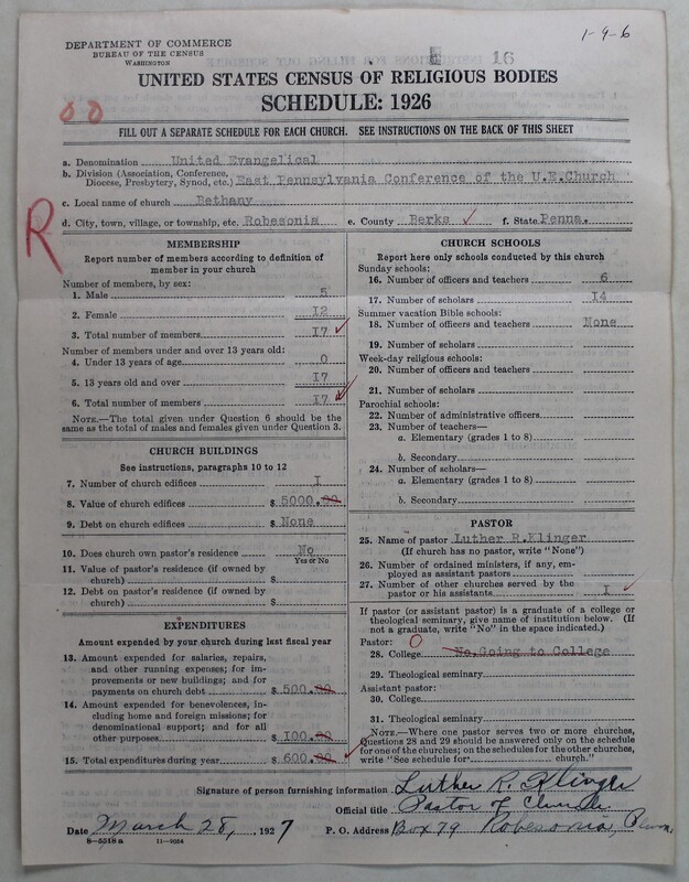 Scan of Evangelical Congregational Church: 16