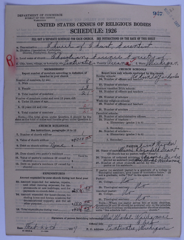 Scan of Church of Christ, Scientist: 927