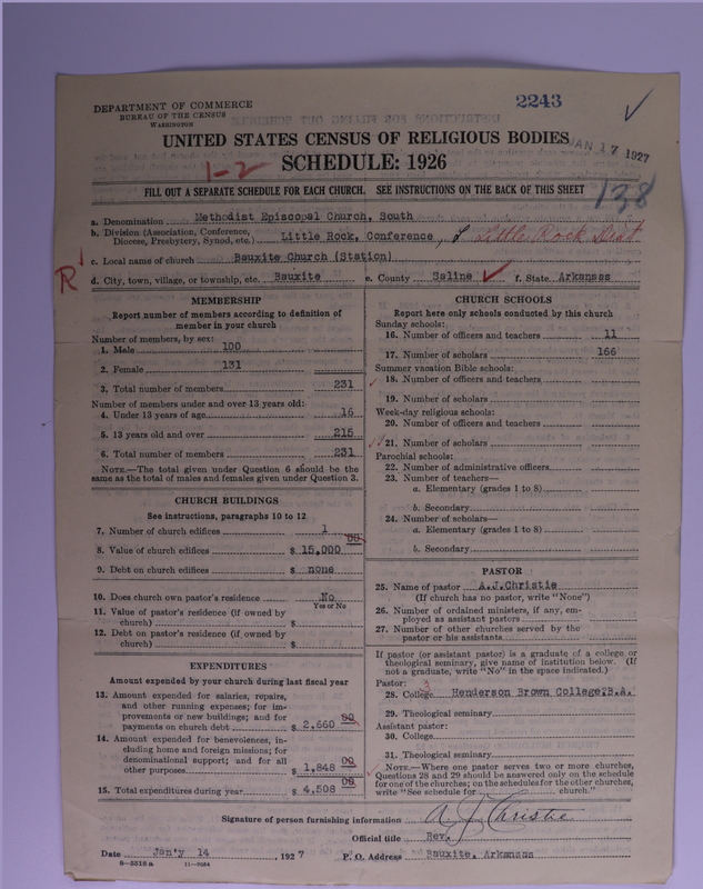 Scan of Methodist Episcopal Church, South: 2243