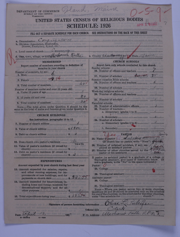 Scan of Congregational Churches: 7