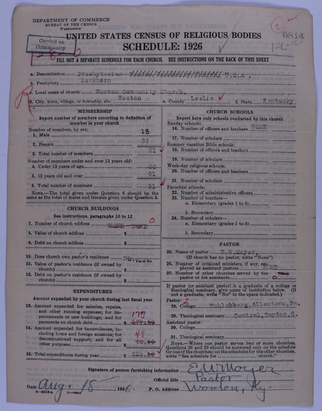Scan of Presbyterian Church in the United States of America: 6814