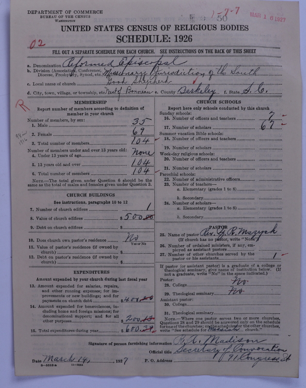 Scan of Reformed Episcopal Church: 50