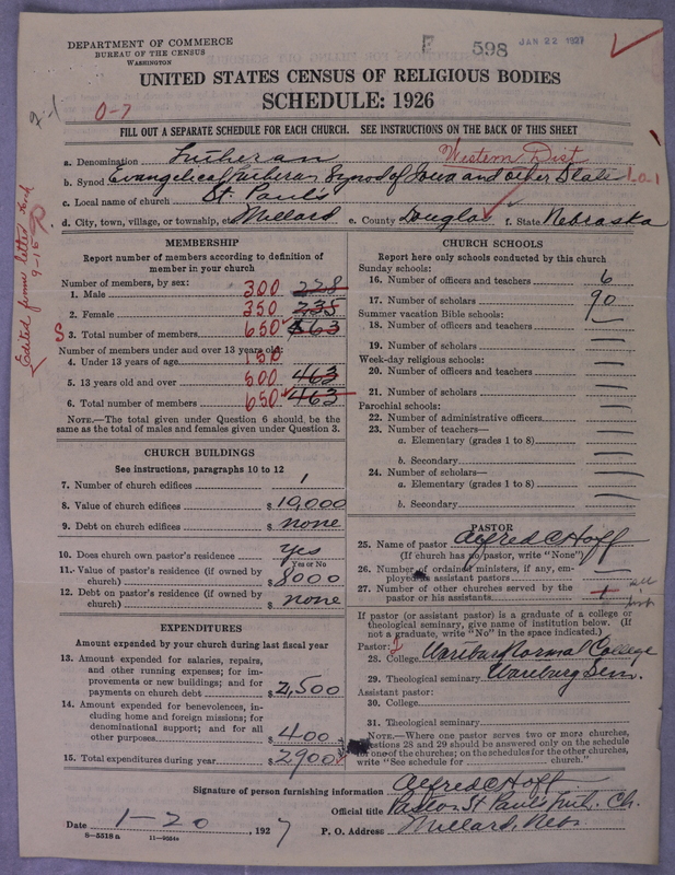 Scan of Evangelical Lutheran Synod of Iowa and Other States: 598
