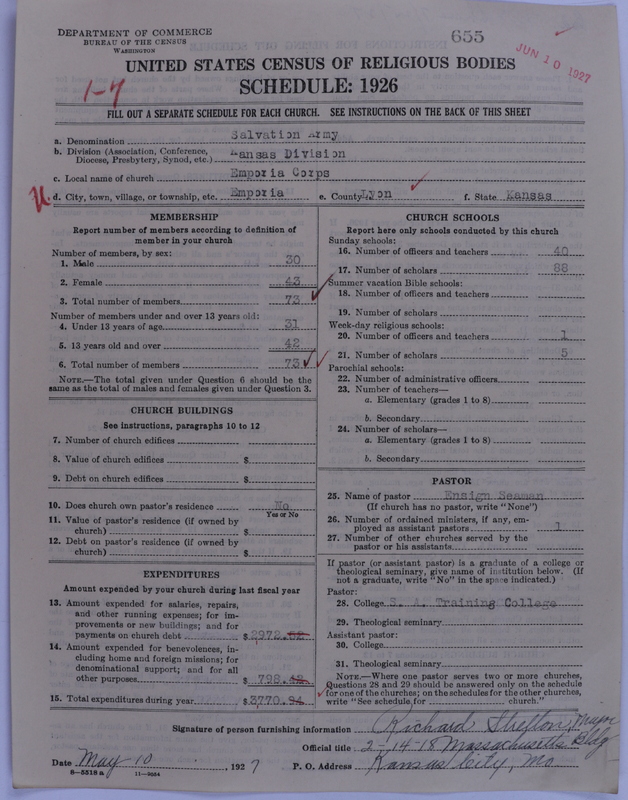 Scan of Salvation Army: 655