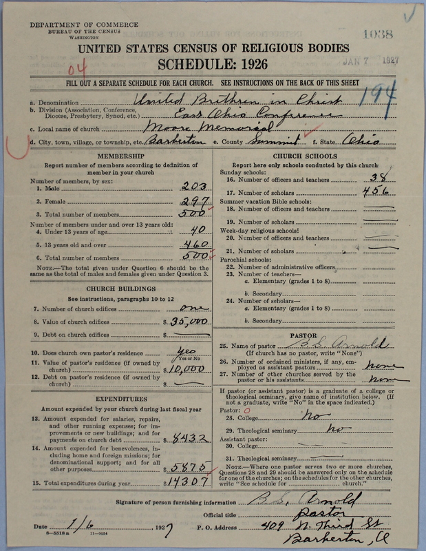 Scan of Church of the United Brethren in Christ: 1038