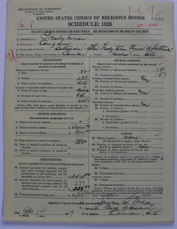 Scan of Presbyterian Church in the United States: 1448