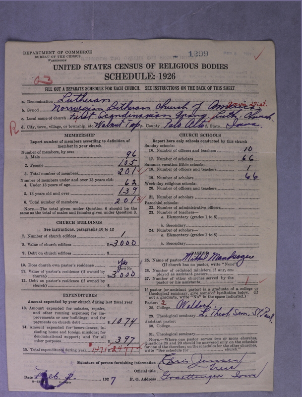 Scan of Norwegian Lutheran Church of America: 1299