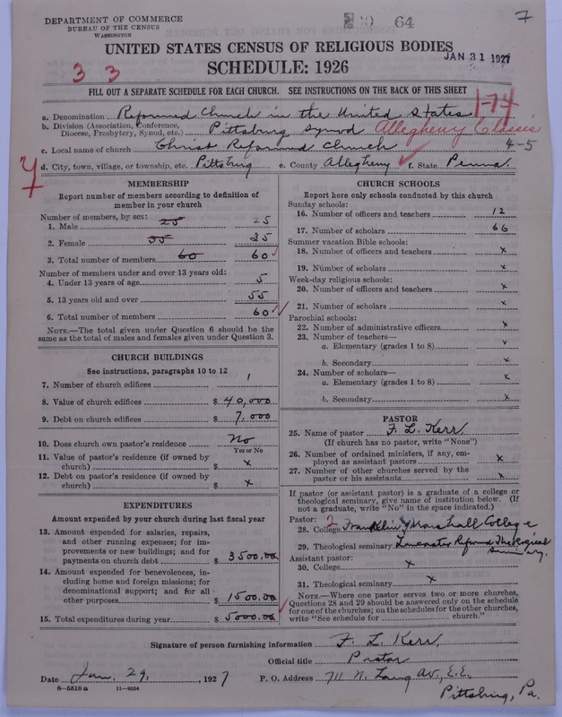 Scan of Reformed Church in the United States: 64