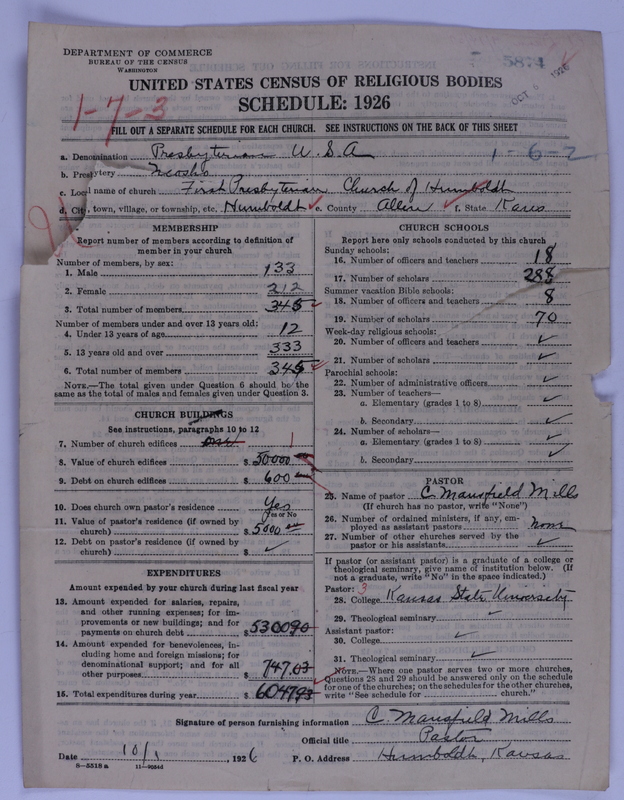 Scan of Presbyterian Church in the United States of America: 5874