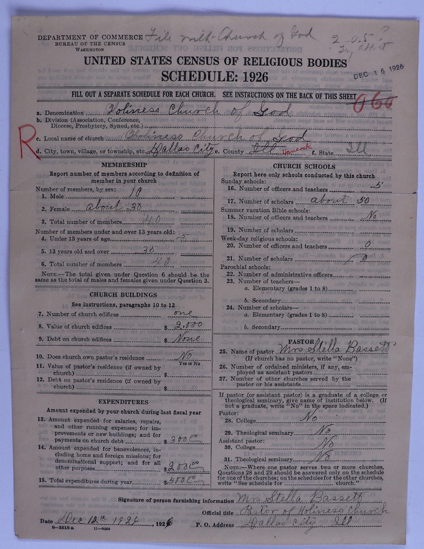 Scan of Church of God (Headquarters, Anderson, Ind.):