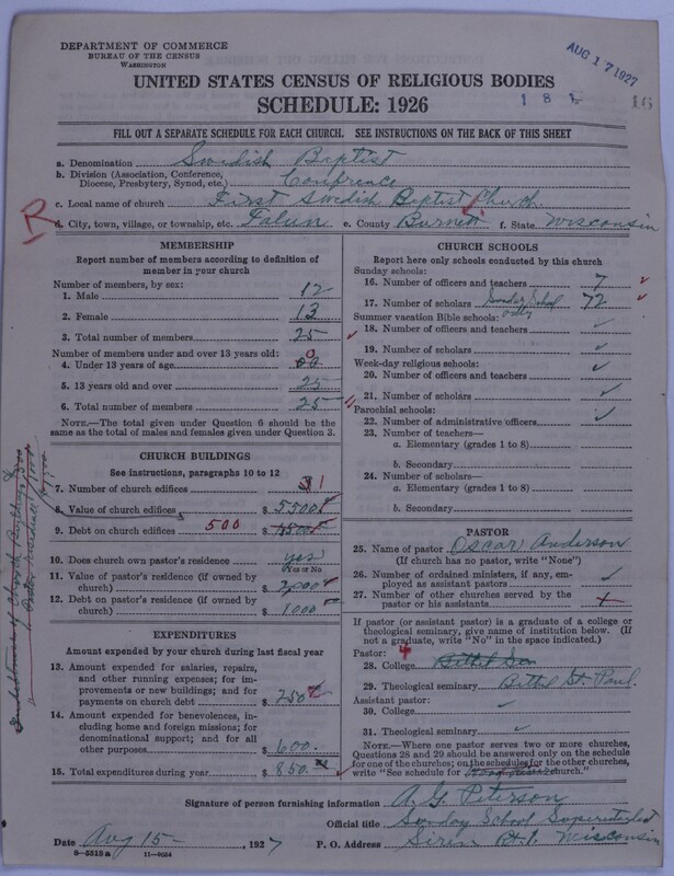 Scan of Swedish Evangelical Free Church of the United States of America: 16