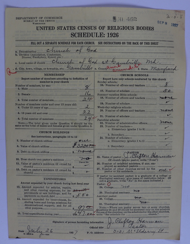 Scan of Church of God (Headquarters, Anderson, Ind.): 462