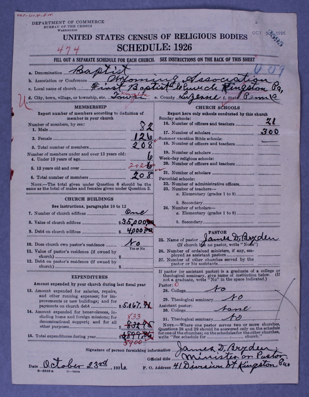 Scan of Northern Baptist Convention: 2595