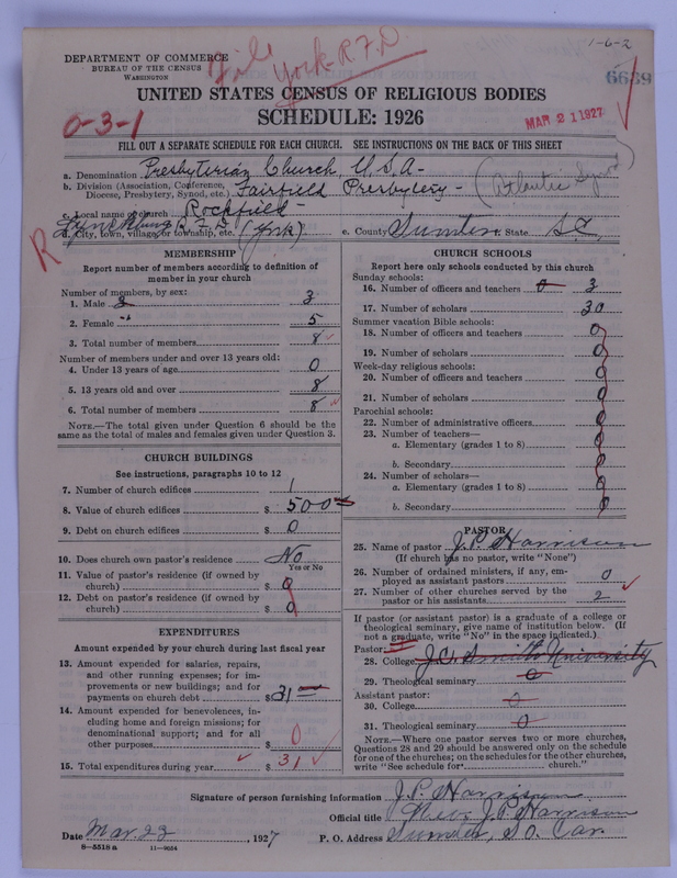 Scan of Presbyterian Church in the United States of America: 6639
