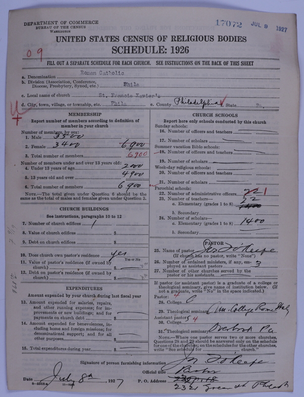 Scan of Roman Catholic Church: 17072