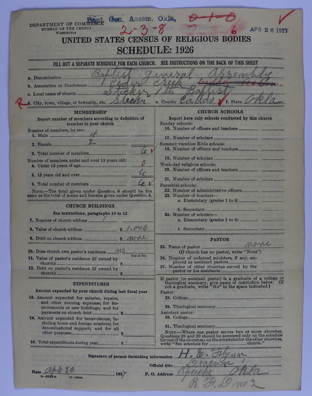 Scan of Missionary Baptist General Assembly of Oklahoma: 6