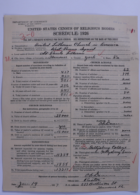 Scan of United Lutheran Church in America: 1811