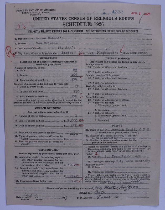 Scan of Roman Catholic Church: 4333