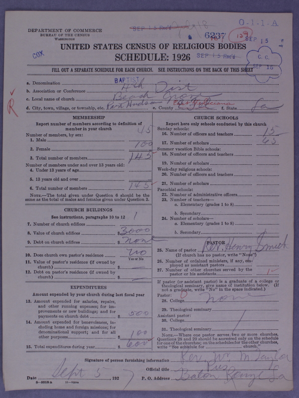 Scan of Negro Baptists: 6237