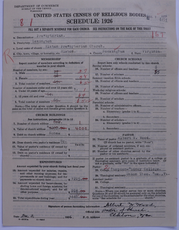 Scan of Presbyterian Church in the United States: 461