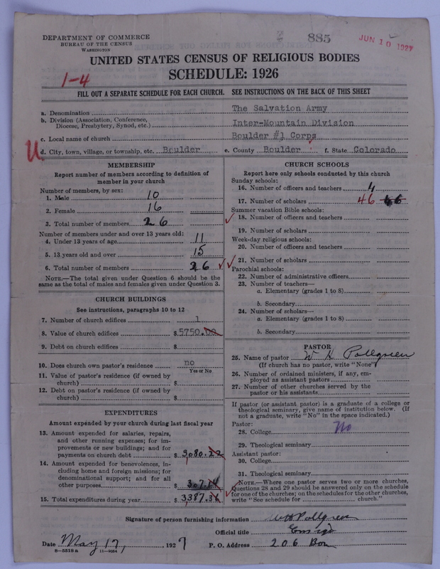 Scan of Salvation Army: 885