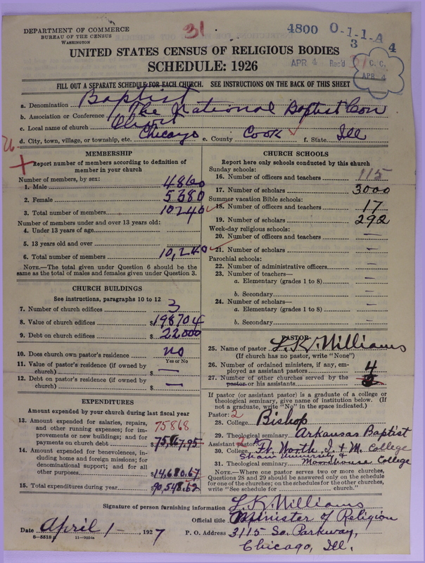 Scan of Negro Baptists: 4800