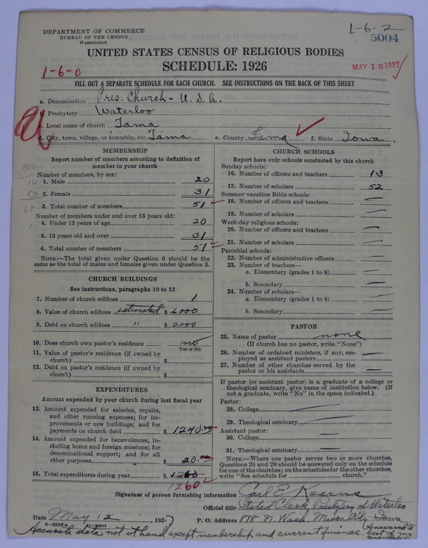 Scan of Presbyterian Church in the United States of America: 5004