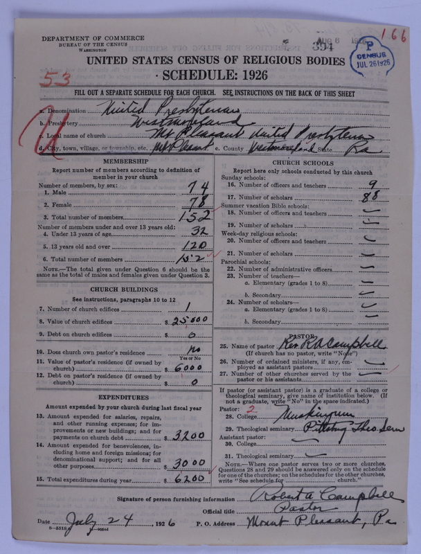 Scan of United Presbyterian Church of North America: 394